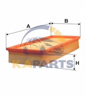 WA6196 WIX FILTERS Фільтр повітря