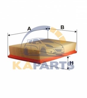 WA6167 WIX FILTERS Фильтр воздушный Audi 100, 100 Quattro, 200 Quattro, 80, 80 Quattro, A6 (4A (WA6167) WIX