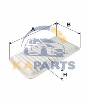 WA9637 WIX FILTERS Фильтр воздуха