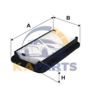 WA9549 WIX FILTERS Фильтр воздуха