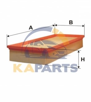 WA6555 WIX FILTERS Фільтр повітряний