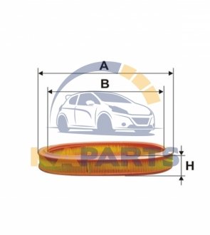 WA6004 WIX FILTERS Фільтр повітряний