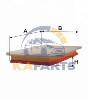 WA9402 WIX FILTERS Фильтр воздушный Opel Combo B, Corsa C, Meriva A, Tigra II/Vauxhall Combo B, Corsa MK2, Meriva A, Tigra II (WA9402) WIX