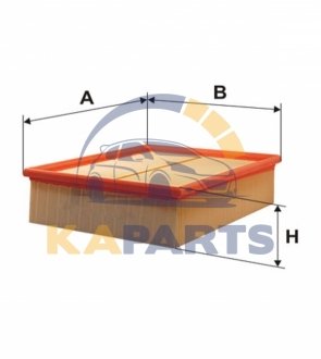 WA6536 WIX FILTERS Фільтр повітря