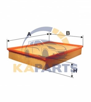 WA9520 WIX FILTERS Фильтр воздушный