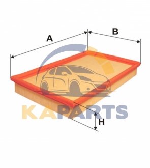 WA6221 WIX FILTERS Фильтр воздушный Opel Calibra, Vectra A/Vauxhall Calibra, Cavalier (WA6221) WIX