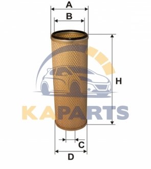 93343E WIX FILTERS Фільтр повітряний