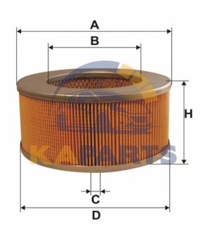 WA6101 WIX FILTERS Фільтр повітря