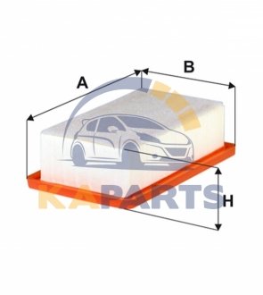 WA9808 WIX FILTERS Фільтр повітря