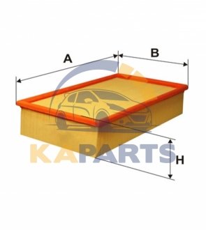 WA6366 WIX FILTERS Фильтр воздушный