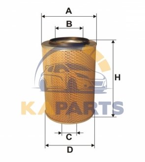 93344E WIX FILTERS Фільтр повітря