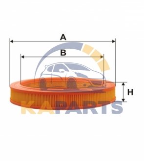 WA6425 WIX FILTERS Фільтр повітря