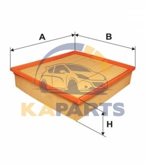 WA6342 WIX FILTERS Фильтр воздушный Mercedes Sprinter 208-216, Sprinter 308-316, Sprinter 408-416, V (638 (WA6342) WIX