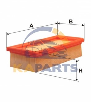 WA6202 WIX FILTERS Фильтр воздушный