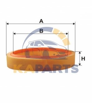 WA6457 WIX FILTERS Фильтр воздушный