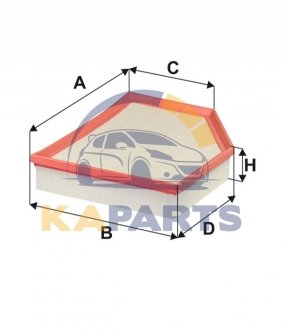 WA9864 WIX FILTERS Фильтр воздуха