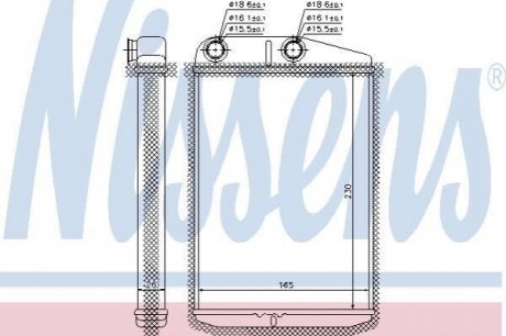 73989 NISSENS Отопитель