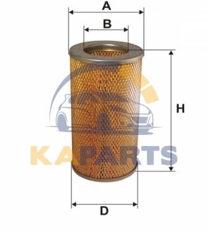 WA6118 WIX FILTERS Фильтр воздушный