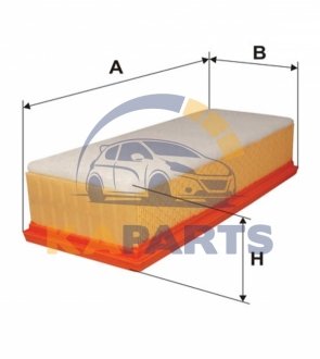 WA6787 WIX FILTERS Фильтр воздушный Audi A3 II, Q3, TT II/Seat Alhambra II, Altea, Leon II, Toledo III (WA6787) WIX