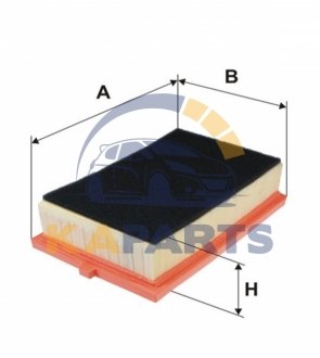 WA9805 WIX FILTERS Повітряний фільтр