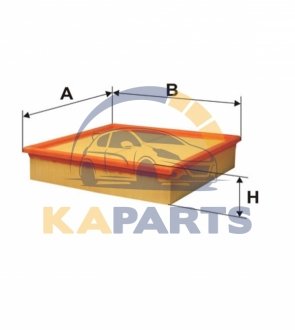WA6621 WIX FILTERS Фильтр воздушный Cadillac Catera/Opel Omega B/Vauxhall Omega B (WA6621) WIX