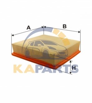 WA6168 WIX FILTERS Фільтр повітряний