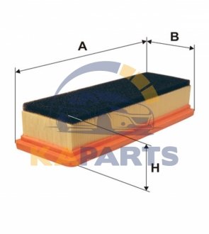 WA9556 WIX FILTERS Фільтр повітря