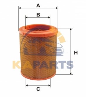 WA6431 WIX FILTERS Фільтр повітряний