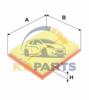 WA9671 WIX FILTERS Фільтр повітряний WIX Toyota Prius