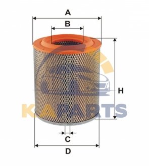 WA9716 WIX FILTERS Фільтр повітря