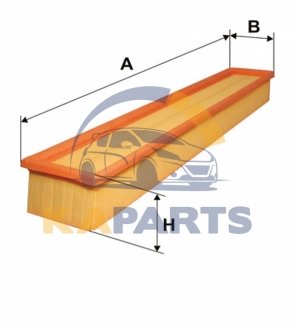 WA6680 WIX FILTERS Фильтр воздуха