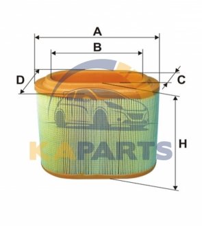 WA6570 WIX FILTERS Фільтр повітря