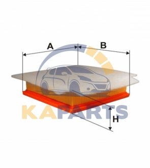 WA9527 WIX FILTERS Фильтр воздуха
