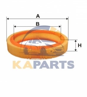 WA6388 WIX FILTERS Фільтр повітряний