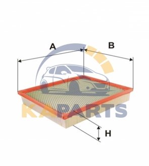 WA9656 WIX FILTERS Фильтр воздушный