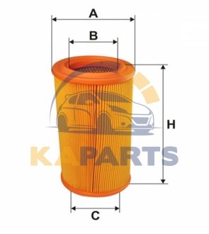 WA6565 WIX FILTERS Фильтр воздушный