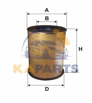 93151E WIX FILTERS Фильтр воздушный