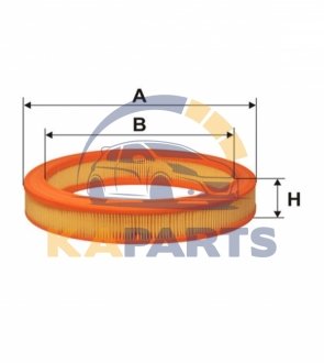 WA6403 WIX FILTERS Фільтр повітря