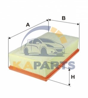 WA9779 WIX FILTERS Фильтр воздушный Seat ATECA (KH7) (16-) (WA9779) WIX