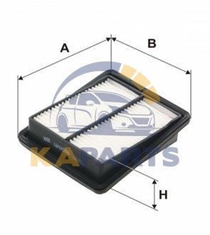 WA9588 WIX FILTERS Фильтр воздуха