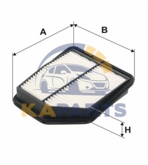 WA9648 WIX FILTERS Фильтр воздушный