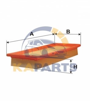 WA6269 WIX FILTERS Фільтр повітря