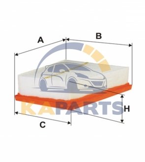 WA9694 WIX FILTERS Фільтр повітря