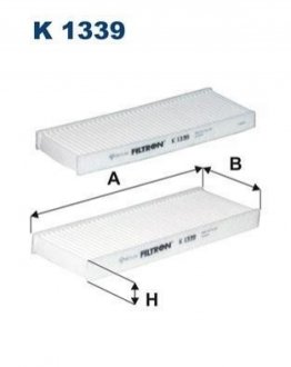 K 1339-2X FILTRON Фильтр салону