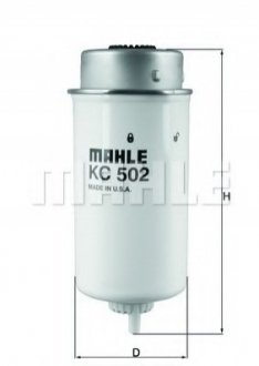 KC 502 MAHLE / KNECHT Фильтр палива