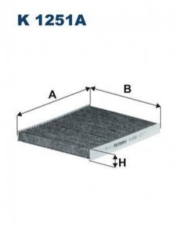 K 1251A FILTRON Фильтр салону