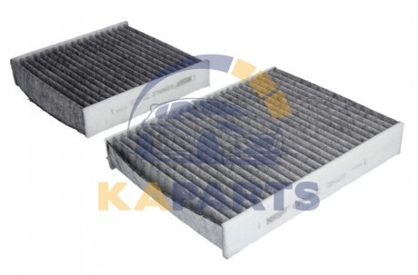 E2967LC-2 HENGST FILTER Фільтр салону Citroen C3 10-/Peugeot 207 06-/208 12- (вугільний) (к-кт 2 шт)