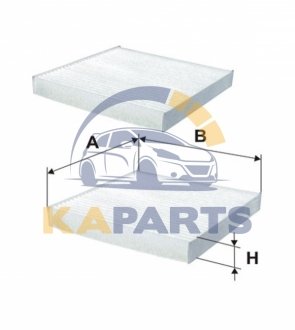 WP2076 WIX FILTERS Фильтр салону