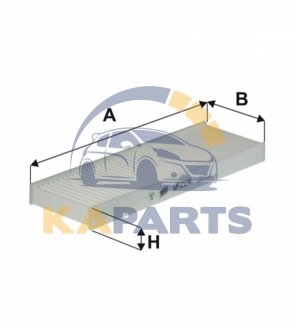 WP2128 WIX FILTERS Фильтр салона (WP2128) WIX