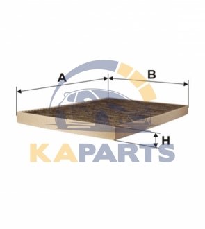 WP9229 WIX FILTERS Фільтр салону вугільний